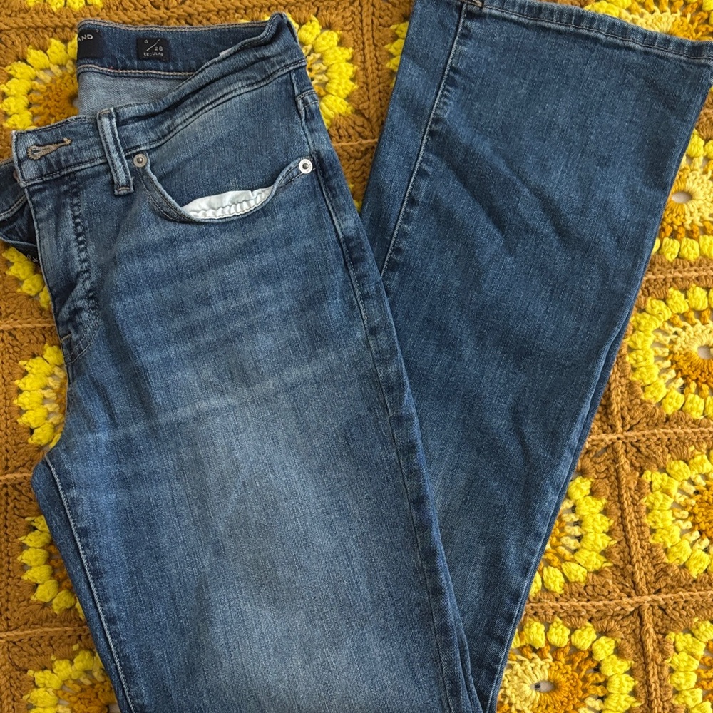 Lucky Brand Dark Blue Flare Jeans